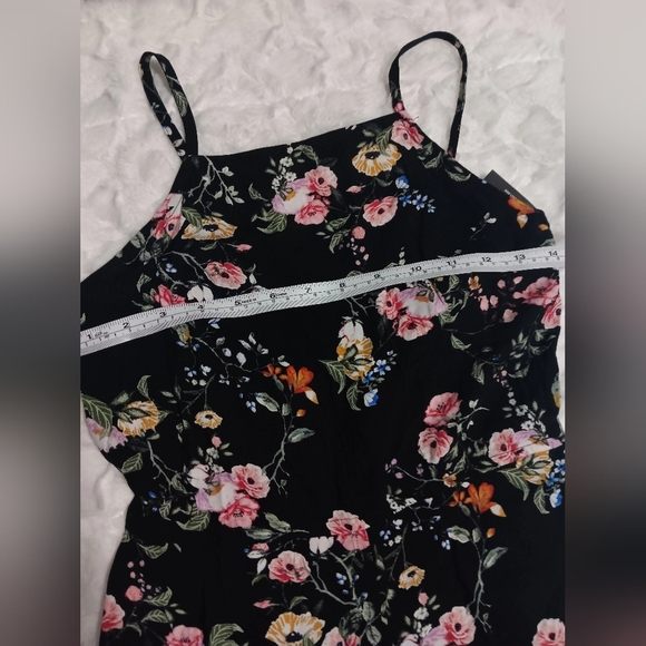 Forever 21 Black Floral Jumpsuit - Picture 4 of 5
